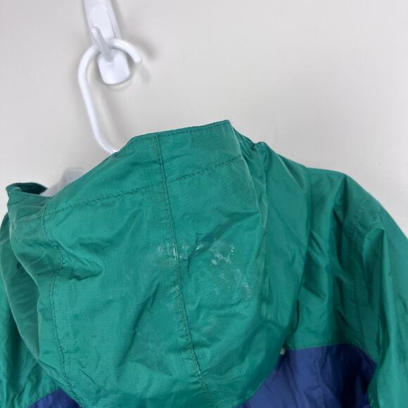 L.L. Bean Kids Lined Trail Model Wind and Rain Jacket Color Block S 4T - Picture 14 of 15